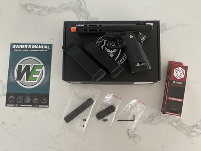 WE-Tech Galaxy Hi-CAPA Gas Blowback Airsoft Pistol [Black / Classic Frame]