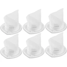 6 Pack HNVCF10 Filters For Black and Decker Dustbuster Hand Vacuums HNVC220BCZ01