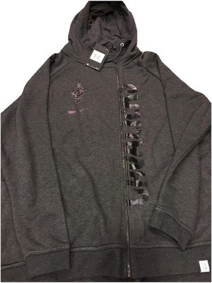 Nike Womens 3XL Cleveland Cavaliers Black Logo Zippered Hoodie NWT
