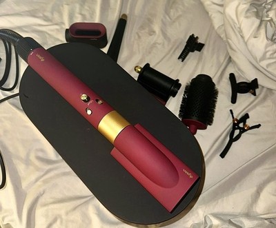 Dyson Airwrap Red Velvet & Gold Limited Edition (Full Set) | eBay