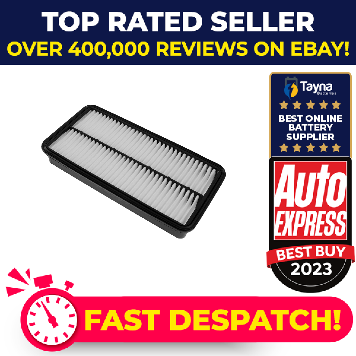 Air Filter fits TOYOTA CAMRY VZV21 2.5 86 to 91 2VZ-FE Blue Print 1780102020 New