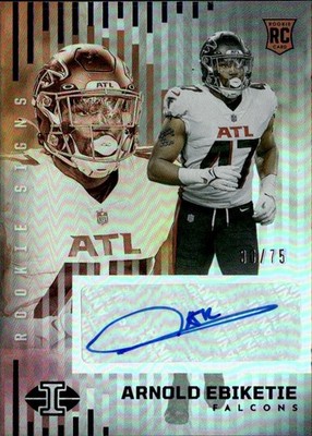 2022 Panini Illusions #RS-AE Arnold Ebiketie Rookie Signs Blue Rookie RC