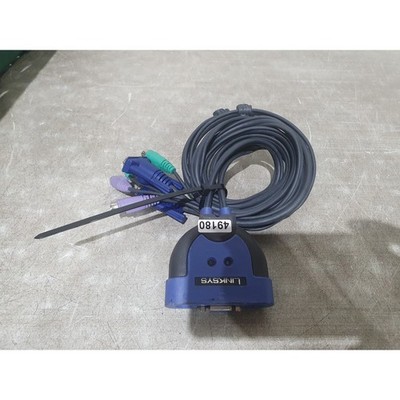 Linksys KVM2KIT ProConnect Integrated KVM 2-Port Switch Multicolor PS/2 Compact