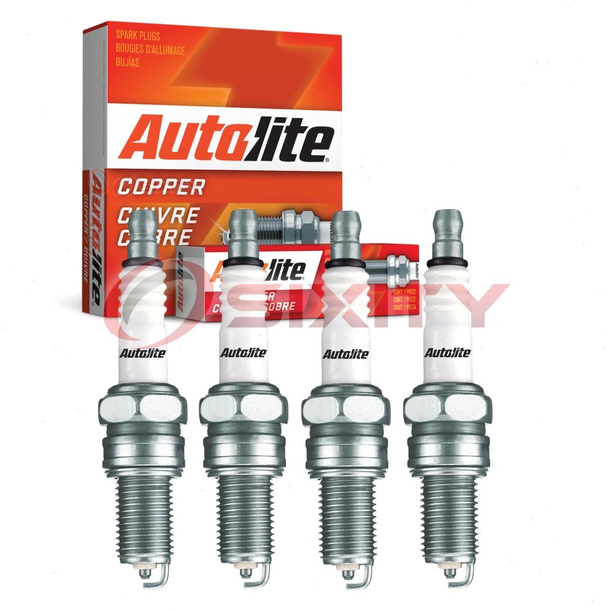 4 pc Autolite Copper Core 4162 Spark Plugs for W6D 905 5329 4108 1230 df