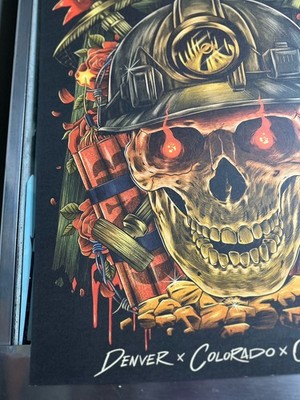 GUNS N' ROSES 2023 Denver, CO TOUR LITHOGRAPH MINT CONDITION RARE