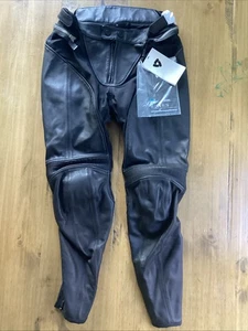 Rev’ It! Luna Ladies Ce Leather Motorbike Motorcycle Trousers Black 40 Revit