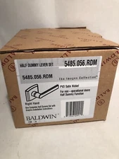 Baldwin Half Dummy Lever Set Right Hand 5485.056.RDM - PVD Satin Nickel Metal