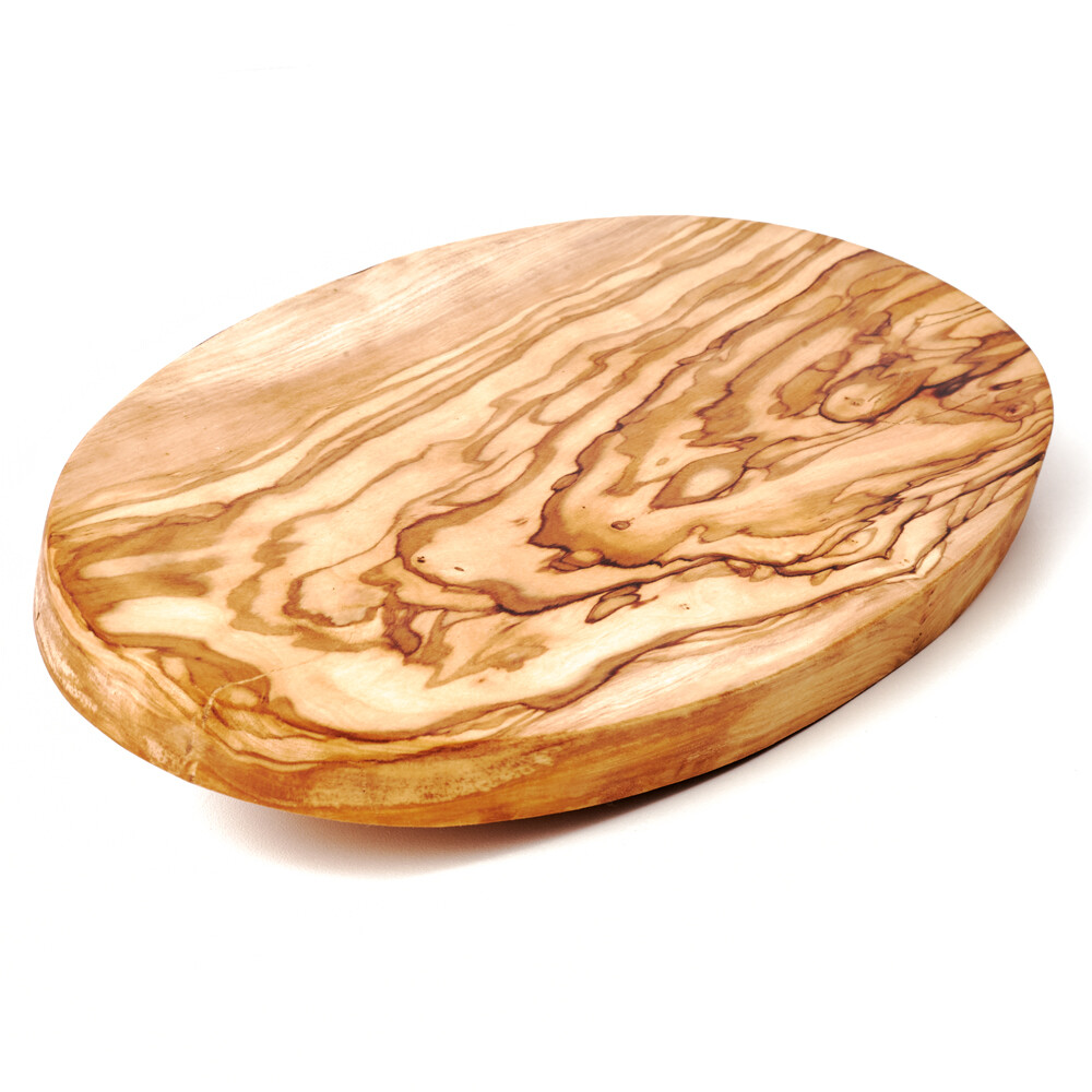 Tabla de Desayuno de Madera de Olivo, Oval, 2. Elección