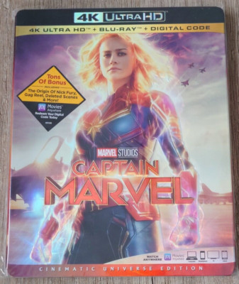 CAPTAIN MARVEL  (Cinematic Universe Edition) - 4K Ultra HD + Blu-ray