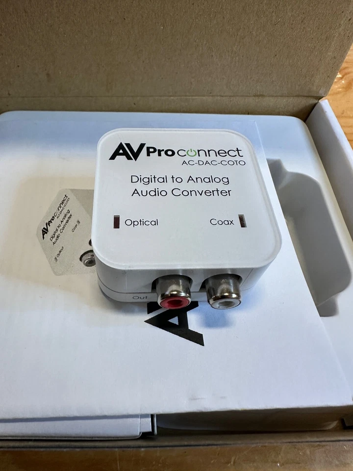 AVPro Edge AC-DAC-COTO Digital to Analog Audio Converter New!