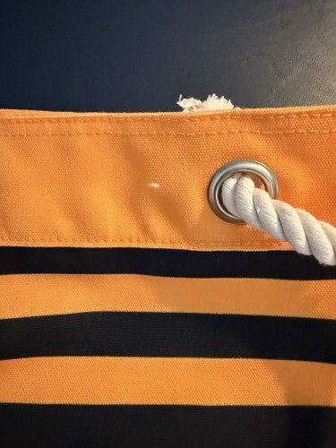 Maritim Tennessee Beuteltasche Tasche Canvas orange schwarz gestreift Neu mit Etikett Vols UTK - Bild 7 von 9