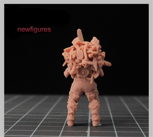 1/43 Fan Monster Man Accesorios de Escena Modelo Figuras Miniatura para Coches Vehículos Juguete - Imagen 6 de 6