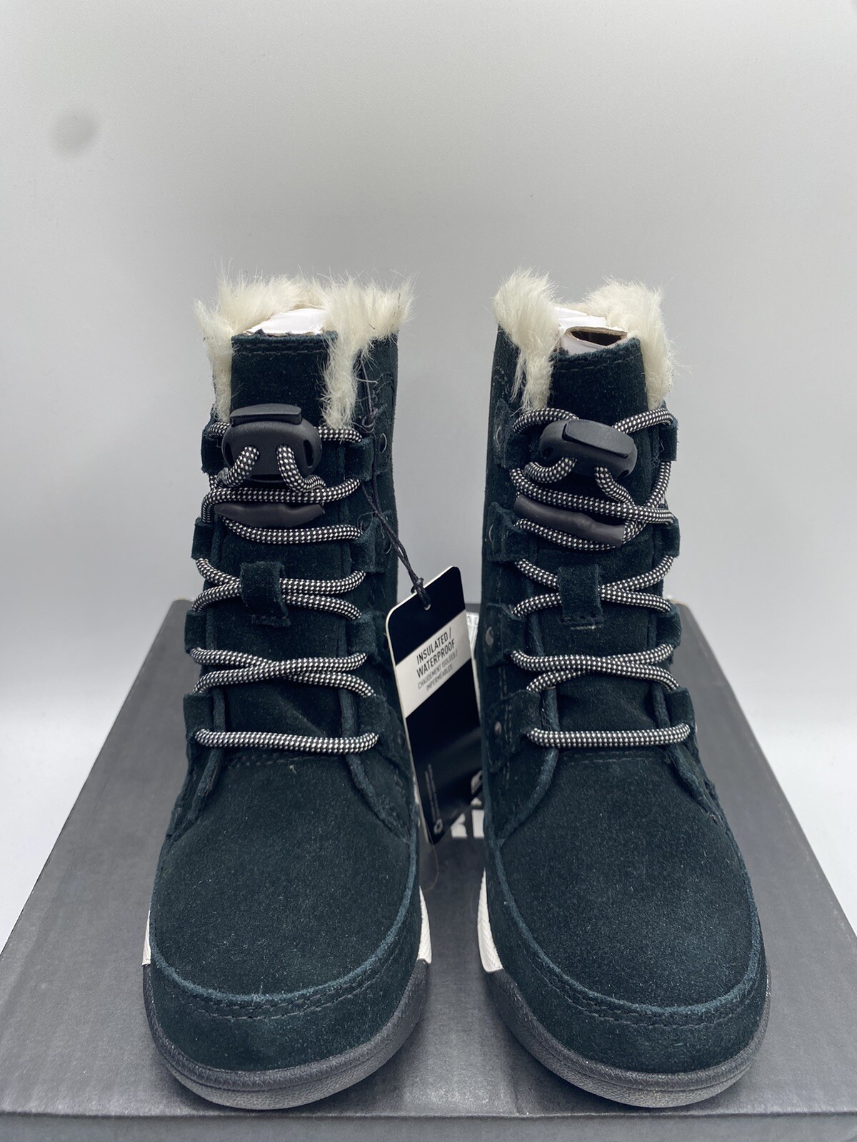 SOREL Whitney II Joan Lace WP Suede Boot Children’s Size 10 NIB image 2