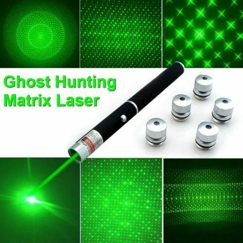 Kit Paranormal Caza Fantasmas Verde 6n1 PLUMA REJILLA + SOPORTE + TRÍPODE Flexible Foto 2 de 4