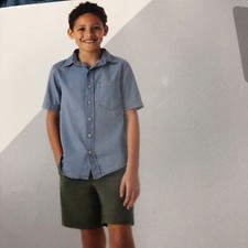 MEMBERS MARK 2 PIECE boy SHIRT AND SHORT SET sz 4/5 NWT