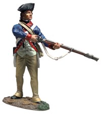 W. Britain - Continental Line/1st American Regiment Standing Alert 16084 AWI