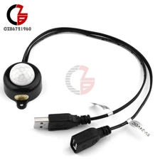 Infrared PIR Human Body Motion Sensor Switch DC 5V 12V 24V Switch DC/USB Head