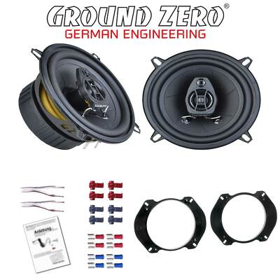 Ground Zero Autolautsprecher Boxen 13cm 220 Watt Set für Peugeot 306 1997-2001