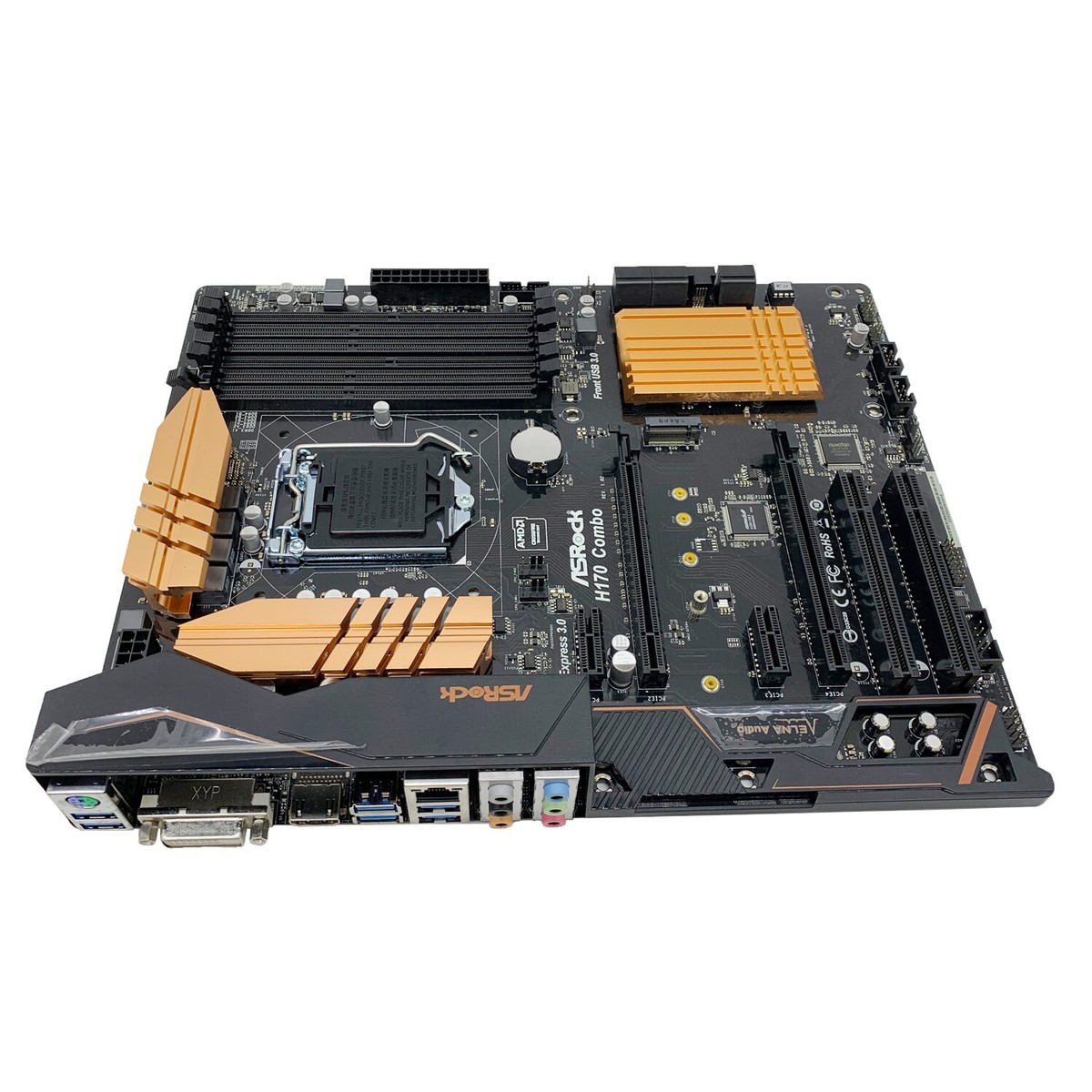 ASRock H170 Combo Intel LGA 1151 Motherboard Review Layout, Design ☆ ASROCK  H170 COMBO LGA1151 H170