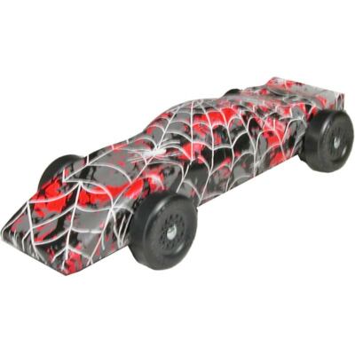 Spider Web Body Skin for Pinewood Derby Cars