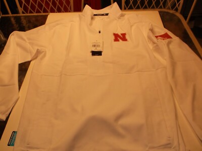 Nebraska Cornhuskers NCAA Team Apparel Adidas Game Mode 1/4 zip