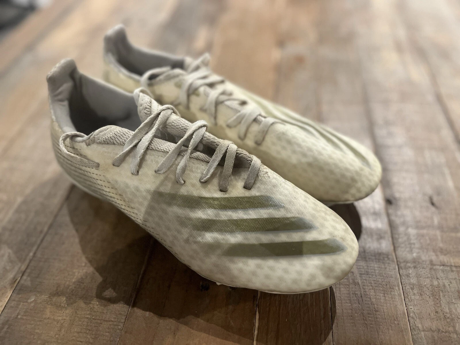 Scarpe da calcio Adidas X Ghosted.3 FG da uomo bianche prezzo consigliato £ 75