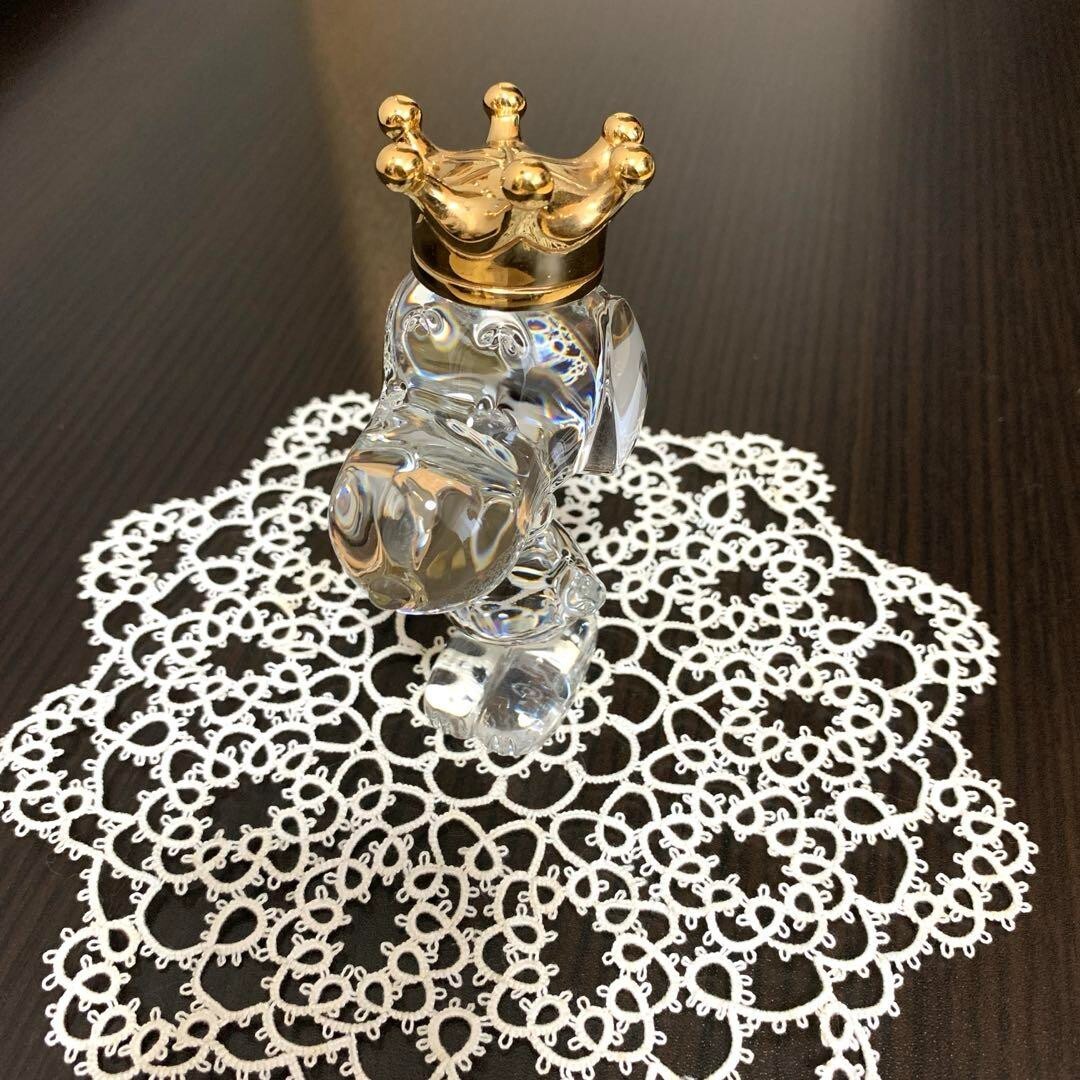 Baccarat Cystal Snoopy standing wearing a crown No box | eBay