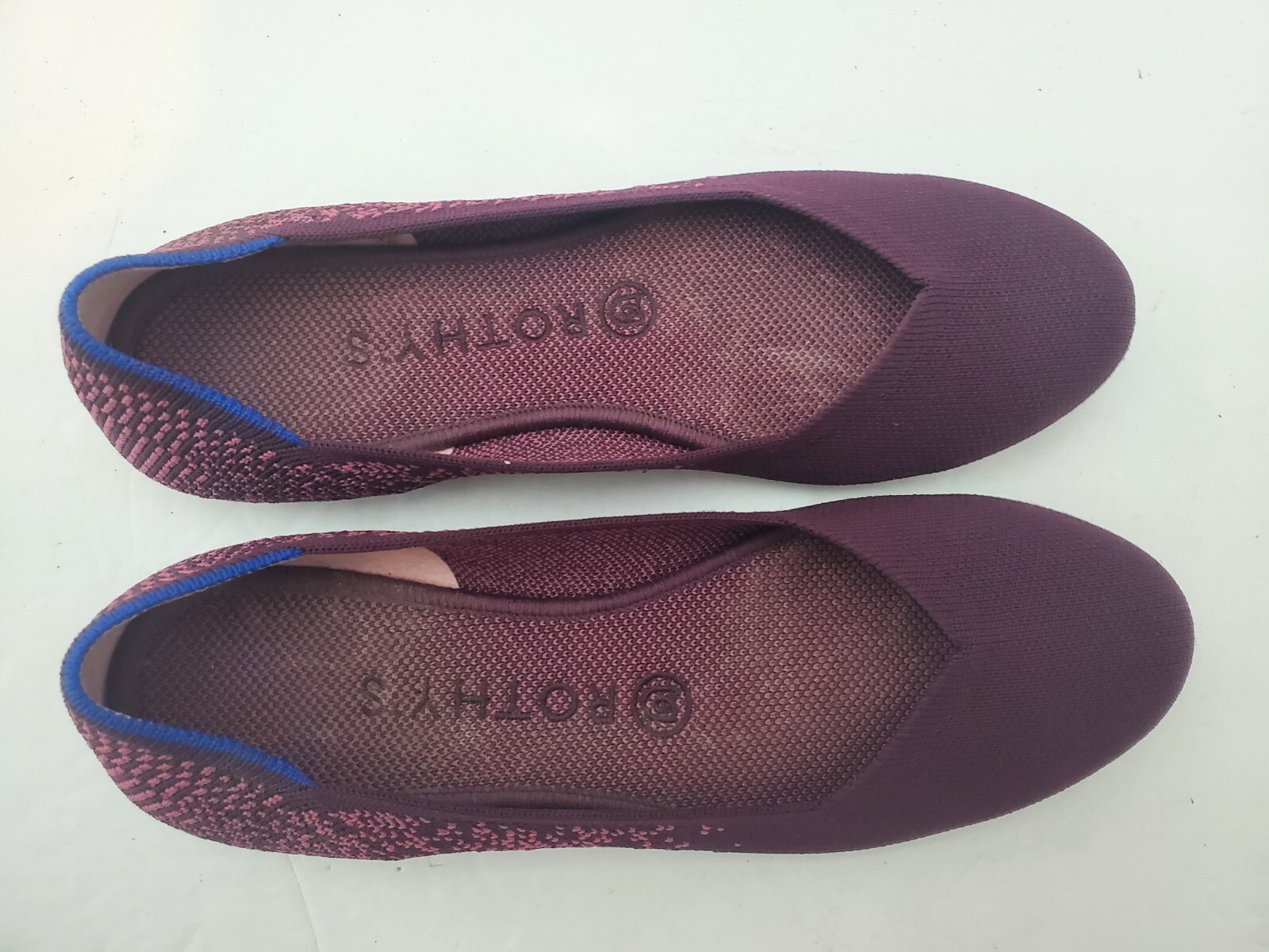 RARE RETIRED Rothy’s The Flat Round Toe Ballet Fig Python Shoes Womens Size 8 image 2