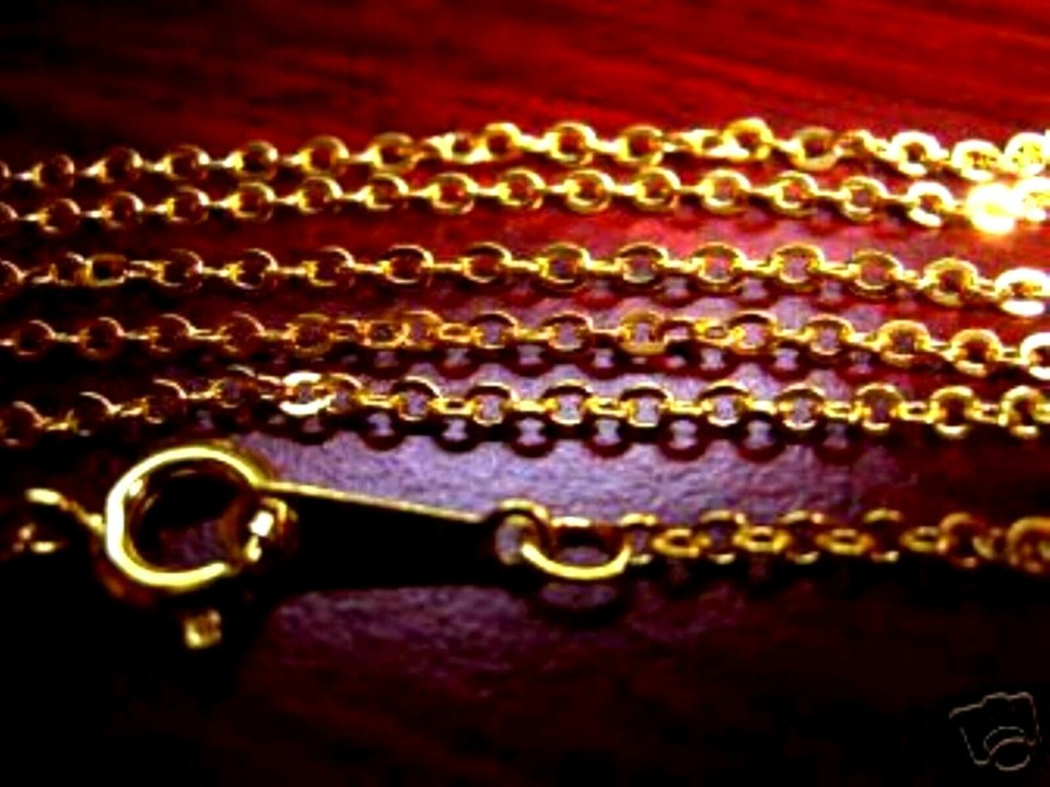 gold Necklace Chain, Curb Style, best quality available, made in