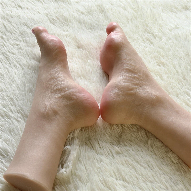 Silicone Female Mannequin Foot Model Shoes Display Model Display Props 1 PAIR - Image 4 of 4