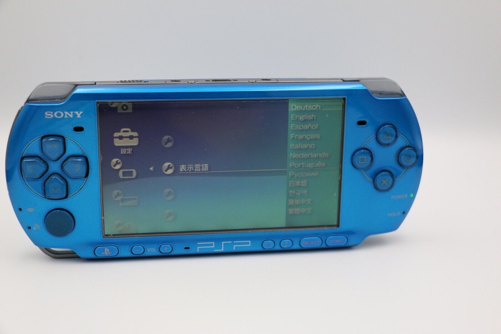 Sony PSP 3000 VB VIBRANT BLUE Console PlayStation Portable w/Box