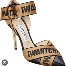 NEW With Box Jimmy Choo EU 36 LOGO ladies Bea 100 pumps