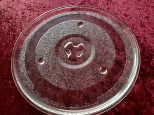 Glas+Mikrowellenteller** FOR MICROWAVE OVEN  ONLEY  L77** D/27 cm+unbenutzt