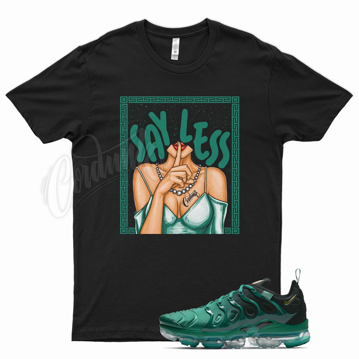 SAYLES T Shirt for N Air Vapor Max Plus Atlanta Emerald Mystic