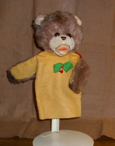 Muñeca de mano Teddy, peluche, montaña, buen estado de liquidación de colección - Imagen 2 de 2