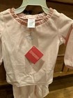 Gymboree 2 Piece Pajama Set Velour Baby Pink Ballerina 12-18 Mos — photo 3