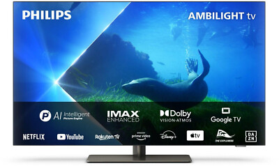 Philips 55OLED808/12 55 Zoll Ambilight+hue HDR10+ 4K OLED Quad Core Google TV