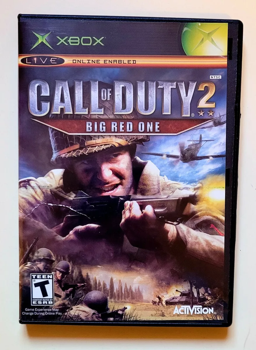 Call Of Duty 2: Big Red One XBox Game, Online Enabled, Teen, WWII Free  Shipping