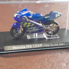 Deagostini 1:24 Honda RS 125R Tony Elias 2001 Motorcycle - original case