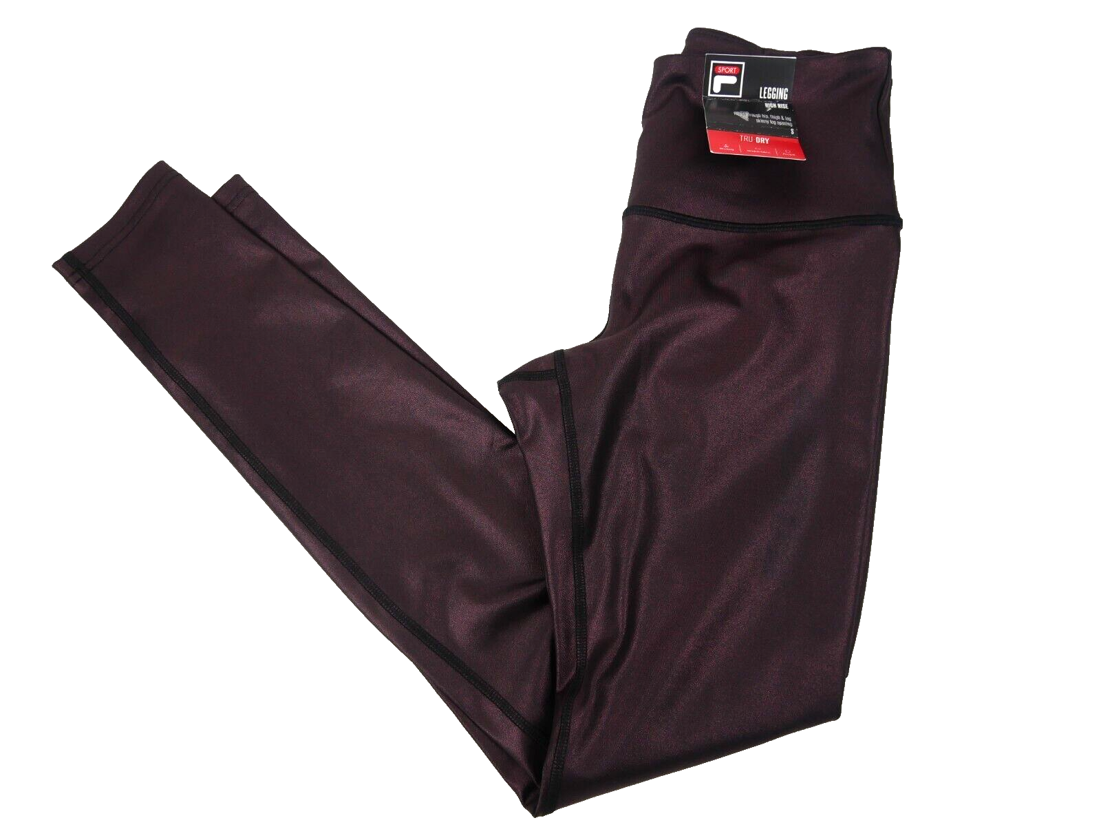 Leggings Fila Sport vita alta piccoli NUOVI vino Ewan