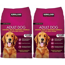 Kirkland Signature Adult Formula Chicken, Rice and Vegetable Dog Food 40 lb.