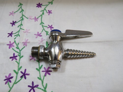 Vintage 180 Degree Chrome Gas Valve