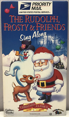 Rudolph Frosty & Friend Sing Along VHS Video Tape Christmas FHE Buy 2 Get 1 Free