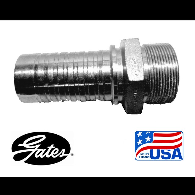 Gates 32PCS32MBSPP, 81336 Power Crimp Straight Hydraulic 2" Hose Fitting eBay