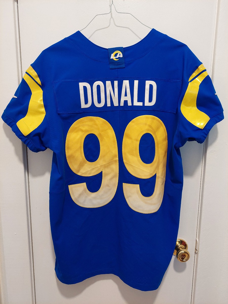 Authentic Los Angeles Rams Aaron Donald #99 Nike Vapor Elite
