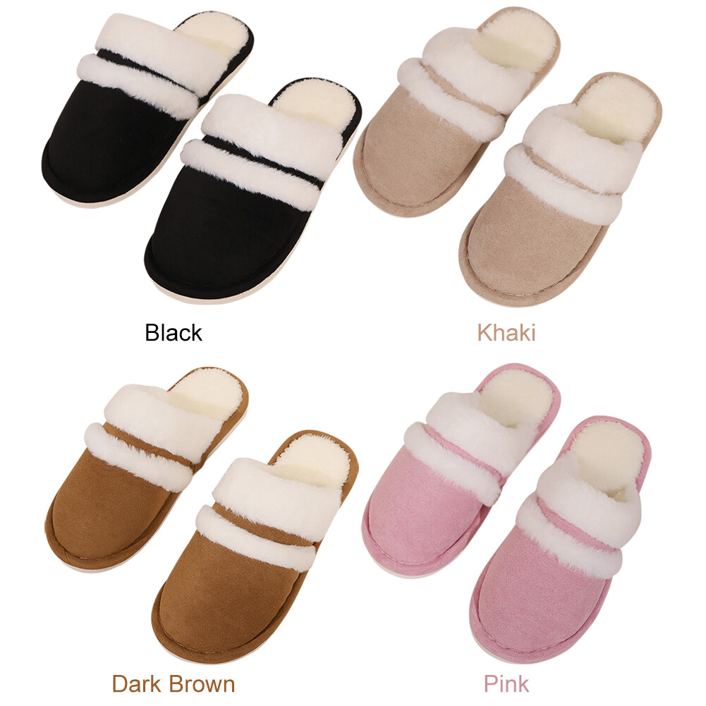 APL Scarpe da casa slip on accoglienti morbide pelose pantofole fuzzy per interno esterno