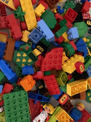 Lego Duplo Konvolut 1 Kilo kg Mischsteine Blöcke inkl. Figur oder Tier