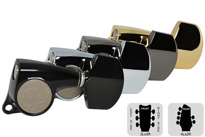 GOTOH SGL510Z-A01 Tuning Machine Midsize body-Large Knobs - Pre-Configured Sets
