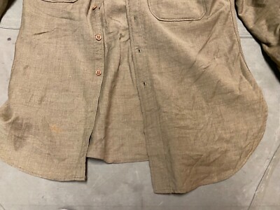 ORIGINAL WWII US ARMY M1937 M37 WOOL COMBAT FIELD SHIRT-MEDIUM | eBay 
