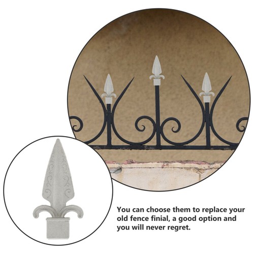 Set of 2 Fence Post Finials Decor Accessory Head Beautiful Toppers eBay